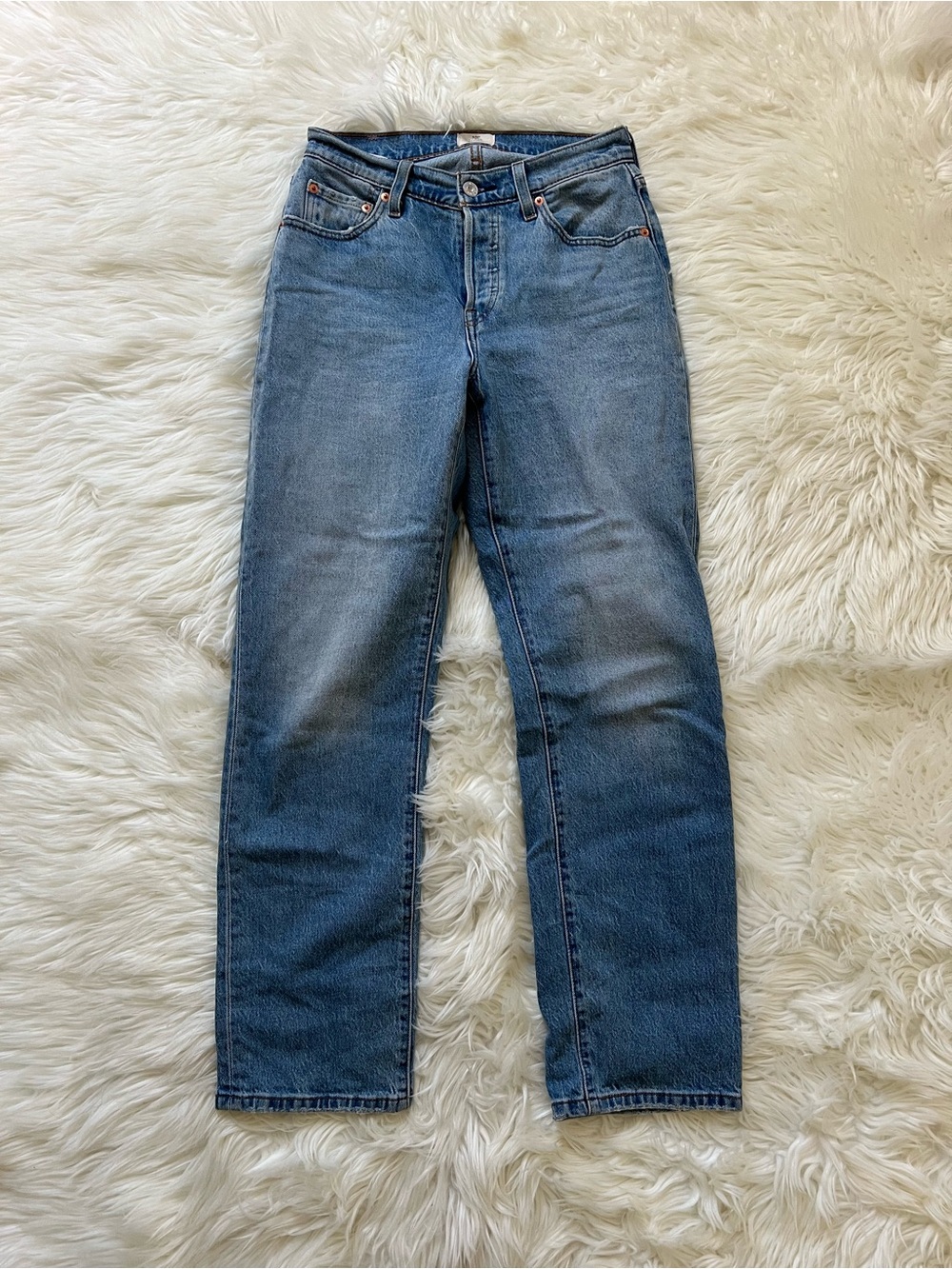 Levi’s 501 Curve Women’s Blue Denim Straight Jeans - Picture 2 of 9